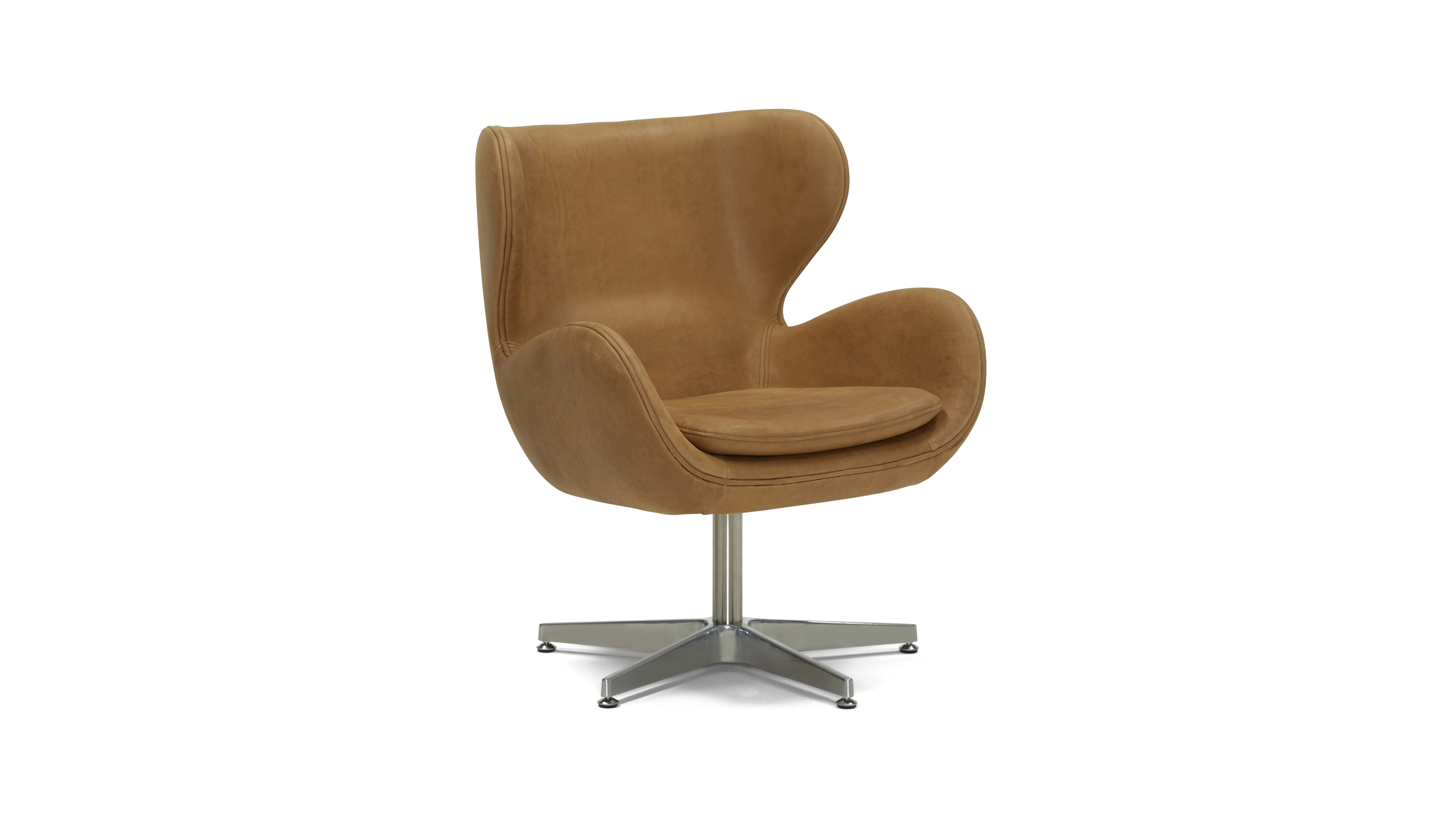 Dixie Leather Swivel Chair
